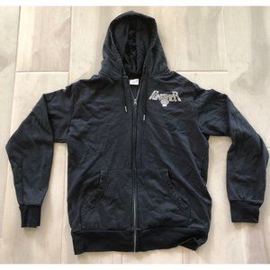 MARVEL VILLAIN PUNISHER LOGO CAMOUFLAGE GRAY MEDIUM M SWEATSHIRT ZIPPER HOODIE